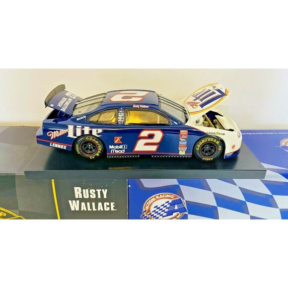 1999 Taurus Rusty Wallace #2 Miller Lite Last Lap Of The Century 1:24 Scale Car - Picture 10 of 12